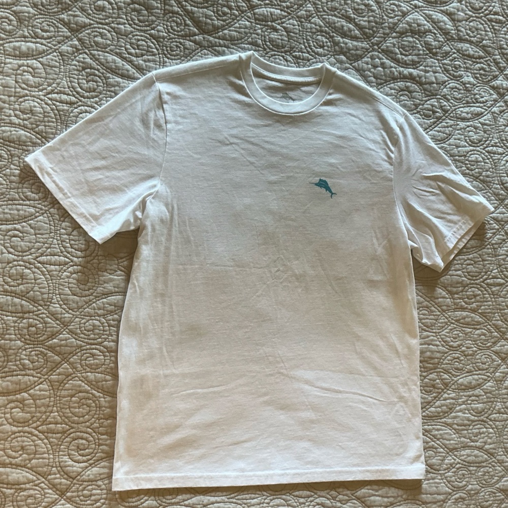 NEW! Tommy Bahama Graphic T-shirt “Tiki Colada” In White Mens size Small NWOT - Picture 3 of 7